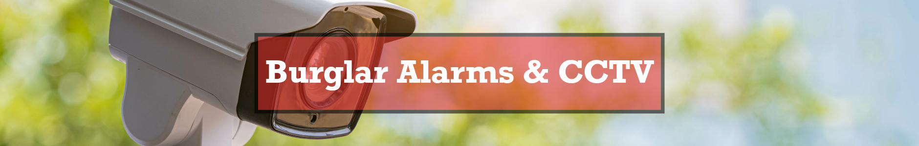 Burglar Alarms & CCTV Services